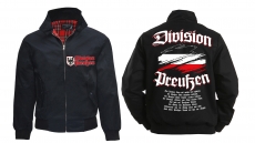 Harrington Jacke - bedruckt - schwarz - Division Preußen