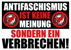 Antifaschismus ist keine Meinung - Aufkleber Paket 50 Stück