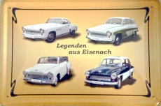 Blechschild - Wartburg - Legenden aus Eisenach - BS110 (132)