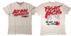 Premium Shirt - Aryan Warrior - Fight Back - weiß