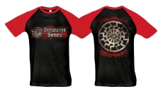 Raglan T-Shirt - Schwarze Sonne - Neue Generation - schwarz/rot