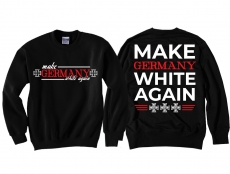 Pullover - Make Germany White Again - schwarz