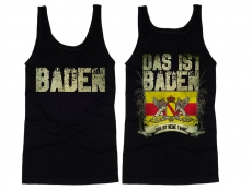 Muskelshirt/Tank Top - Meine Fahne - Baden