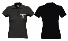 Frauen Polo - Reichsadler - 88 - schwarz