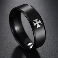 Ring - Eisernes Kreuz - schwarz