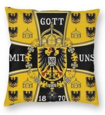 Kissen - Gott mit uns - gelb