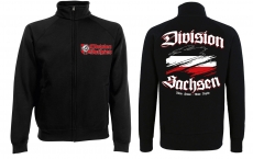 Stehkragen-Jacke - Division Sachsen - Motiv 2 - schwarz