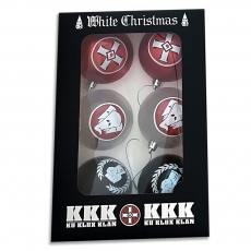 Schmuck-Kugelset - KKK - Weisse Weihnachten