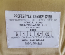 Stichschutz Weste - Kayser Titanium