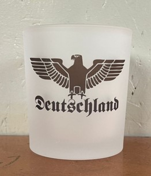 Teelicht / Trinkglas - Reichsadler - Deutschland