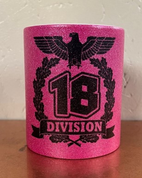 Glitzer Tasse - purple - Division 18