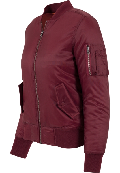 Frauen - Bomberjacke - burgundy