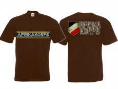 Frauen T-Shirt - Afrika Korps - braun - Motiv2