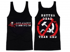 Muskelshirt/Tank Top - RAC - better dead than red