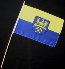 Stock-Flagge - Oberschlesien