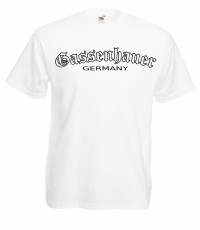 T-Shirt - Gassenhauer - Logo - weiß