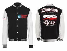 College Jacke - schwarz/weiß - Division Harz