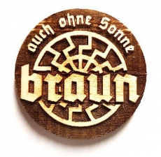 Magnet - Auch ohne Sonne braun