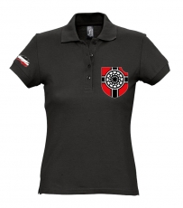 Frauen Polo - Wappen - Schwarze Sonne